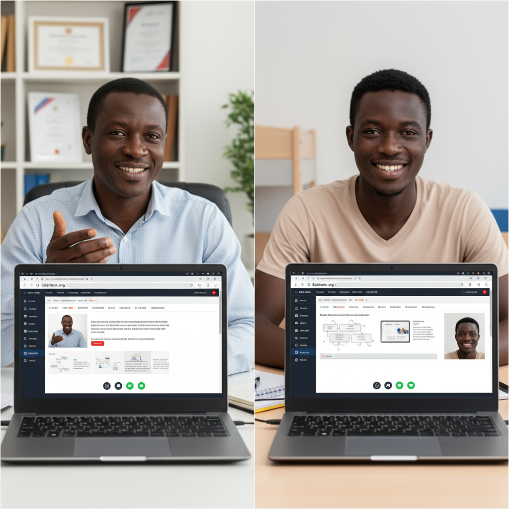 Application Séwé sur mobile et ordinateur